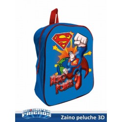 ZAINO PELUCHE 3D 32 CM SUPERMAN