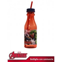 BOTTIGLIA CON CANNUCCIA AVENGERS