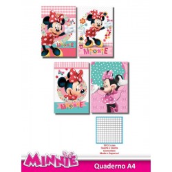 A4 QUADERNO MINNIE RIGATURA 5mm