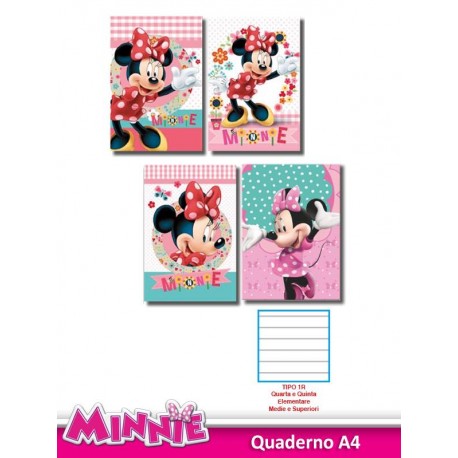 A4 QUADERNO MINNIE RIGATURA 1R