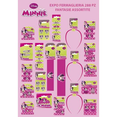 ESPOSITORE C FERMAGLI 288 PZ MINNIE