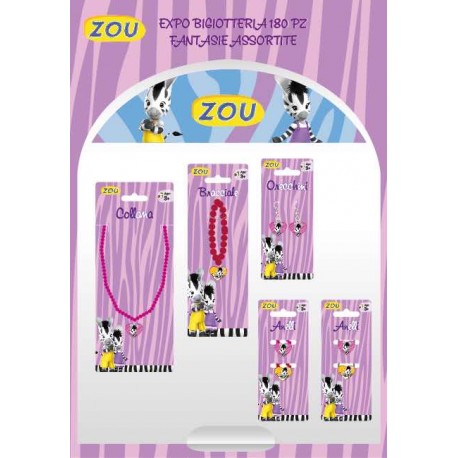 EXPO BIJOUX 180 PZ ZEBRA ZOU