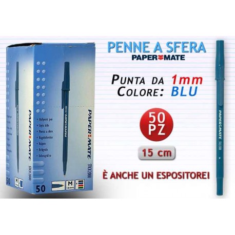 PENNE STICK 2000 BLU- CF.50 PZ.     NS