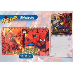 NOTEBOOK CON ANELLI SPIDERMAN IN DISPLAY