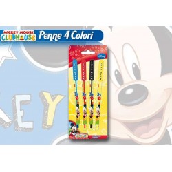 PENNE COLORATE 4 PZ MICKEY