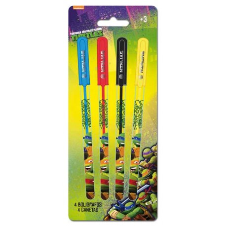 PENNE COLORATE 4 PZ TURTLES
