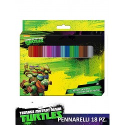 PENNARELLI 18 pz TURTLES