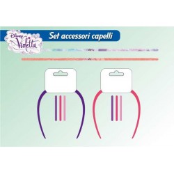 SET CERCHIETTO ED ELASTICI VIOLETTA 0082