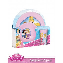 SET PRANZO 3 PEZZI PRINCESS