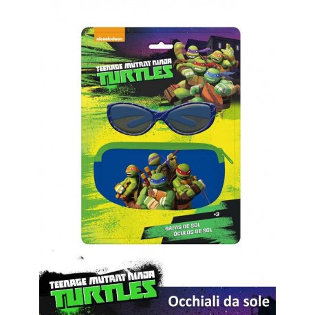 SET OCCHIALI E ASTUCCIO TURTLES